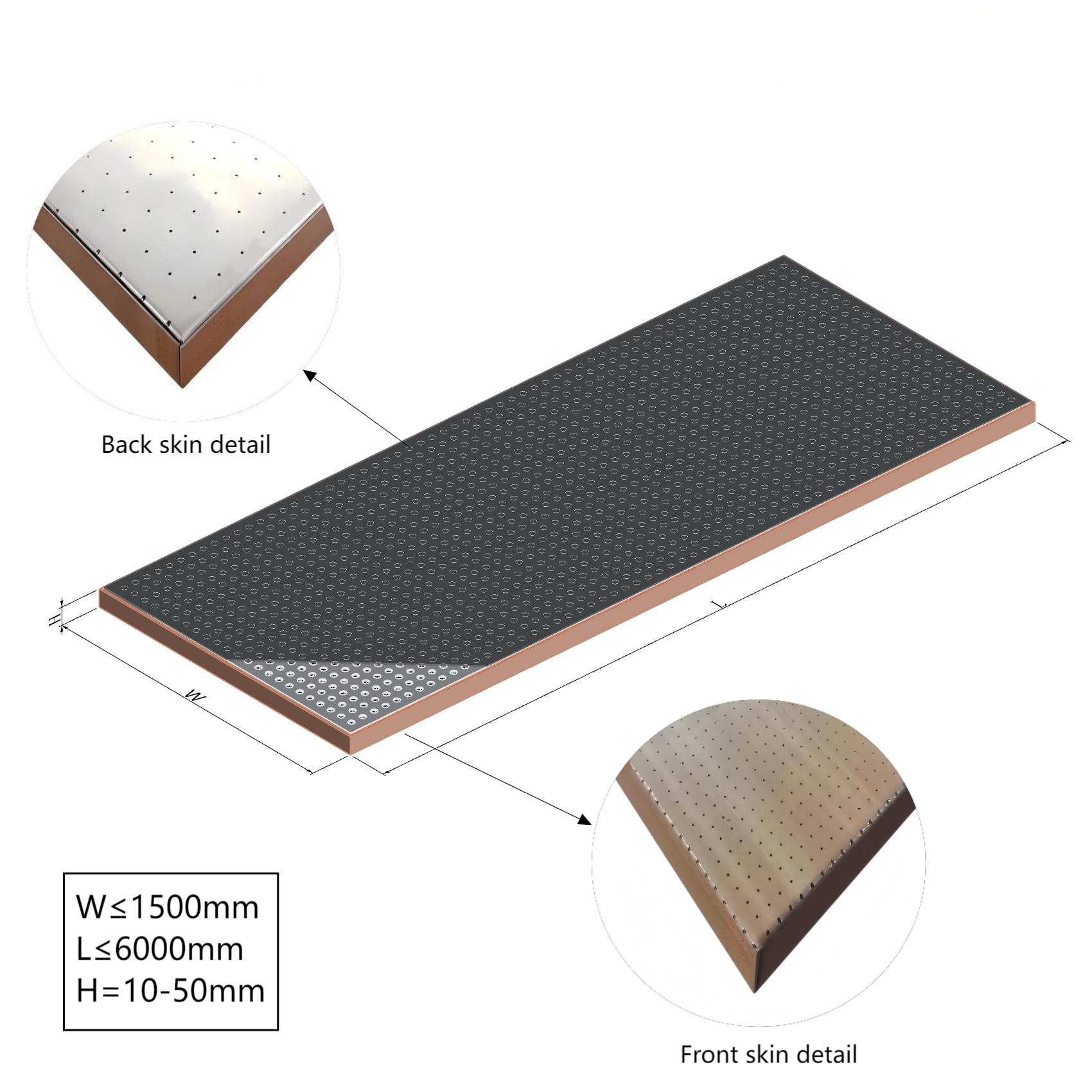 Acoustic panel structure