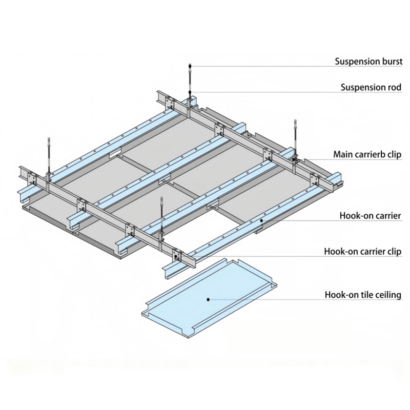 Accessories for Hook-on Ceiling Systems